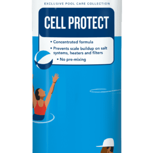 Cell Protect pool care product for safe swimming water.